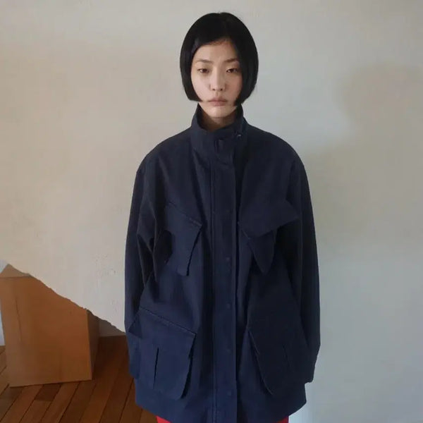 [BUNJANG] ERR Standard Field Jacket - Navy / ERR 이알알 스탠다드 필드 자켓 - 네이비