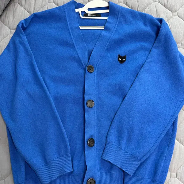 [BUNJANG] SONGZIO XZARRO Cardigan Blue SE2KT904BL50 / 송지오 지제로 가디건 블루 SE2KT904BL50