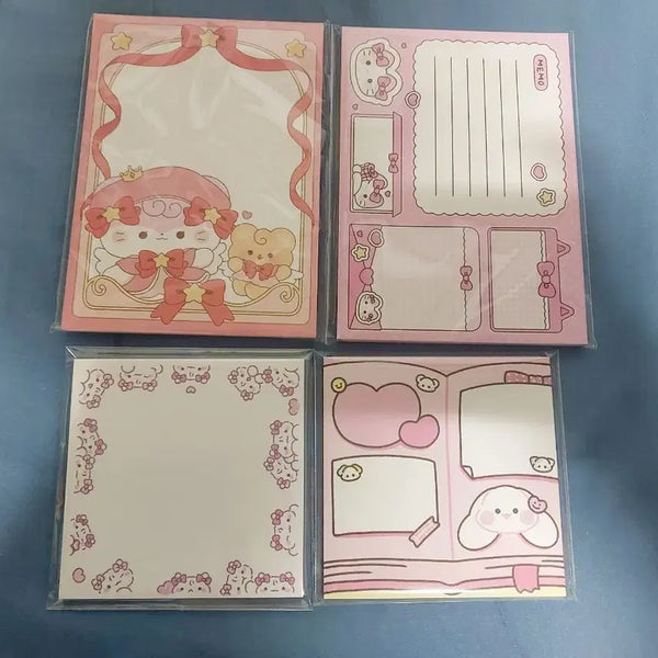 [BUNJANG] Memo Pad Bundle Set - 4 Books (50 Sheets Each) / 포용 떡메 4권 (50장) 일괄판매