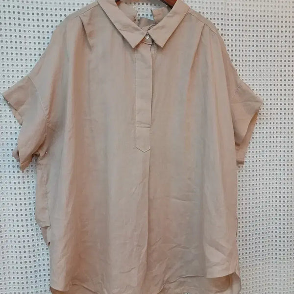 [BUNJANG] Beige Shirt Free Size / 1.2일리  베이지색 셔츠 free
