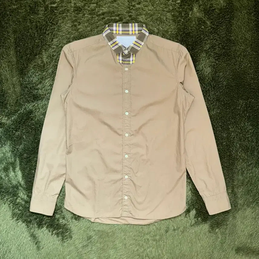 [BUNJANG] Kolor 17SS Tartan Check Collar Shirt Made in Japan / [3] Kolor 컬러 17ss Made in Japan 타탄 체크 칼라 셔츠