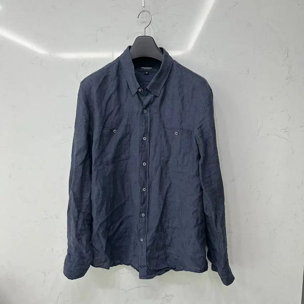 [BUNJANG] Solid Homme Minimal Dress Shirt White M (95-100) / 우영미 솔리드옴므 Solid homme 미니멀 셔츠 M 95
