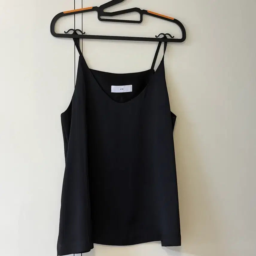 [BUNJANG] atoi. Black Satin Slip Camisole / 아뜨와(atoi). 블랙 슬립 나시