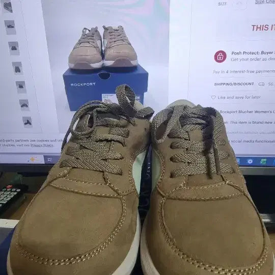 [BUNJANG] Rockport Sneakers Beige 220 / 락포트 스니커즈 베이지 220