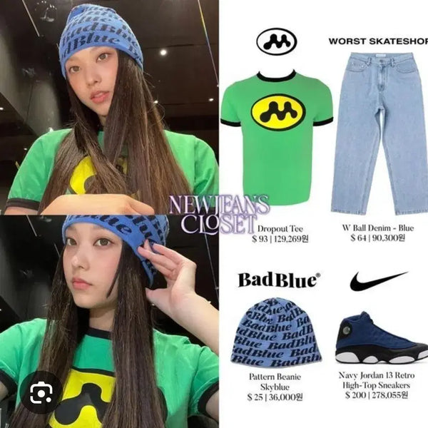 [BUNJANG] Mowalola Dropout Ringer Tee (NewJeans Haerin Wear) / 뉴진스 해린 착용 Mowalola Dropout Tee 모왈롤라 링거티