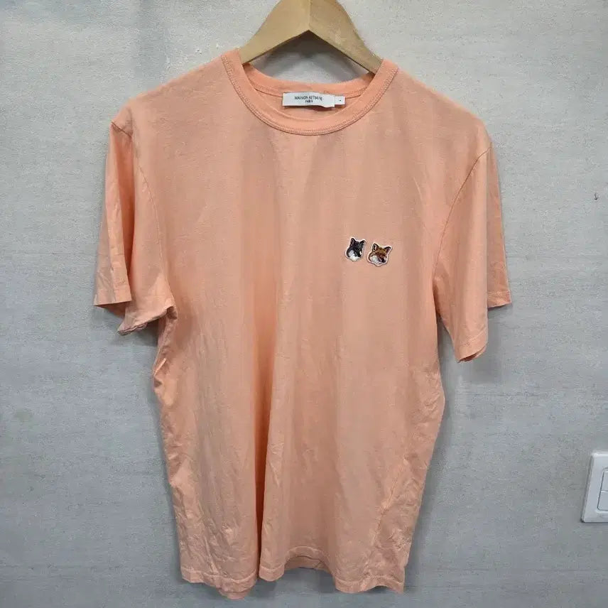 [BUNJANG] Maison Kitsuné Double Fox Short Sleeve T-Shirt / 메종키츠네 더블폭스 반팔 L