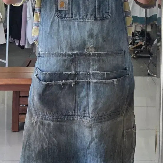[BUNJANG] Carhartt Denim Apron (Archive) / 칼하트 데님 에이프런 희귀템(아카이브)