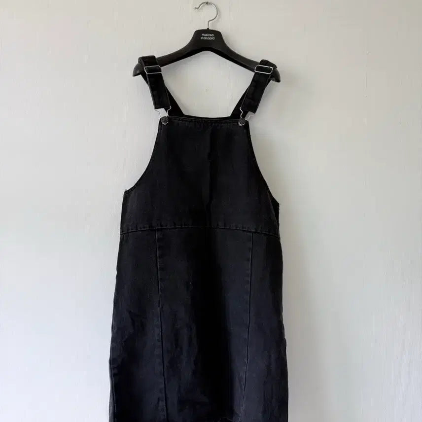 [BUNJANG] Adjustable Strap Denim Overall Dress / 멜빵원피스