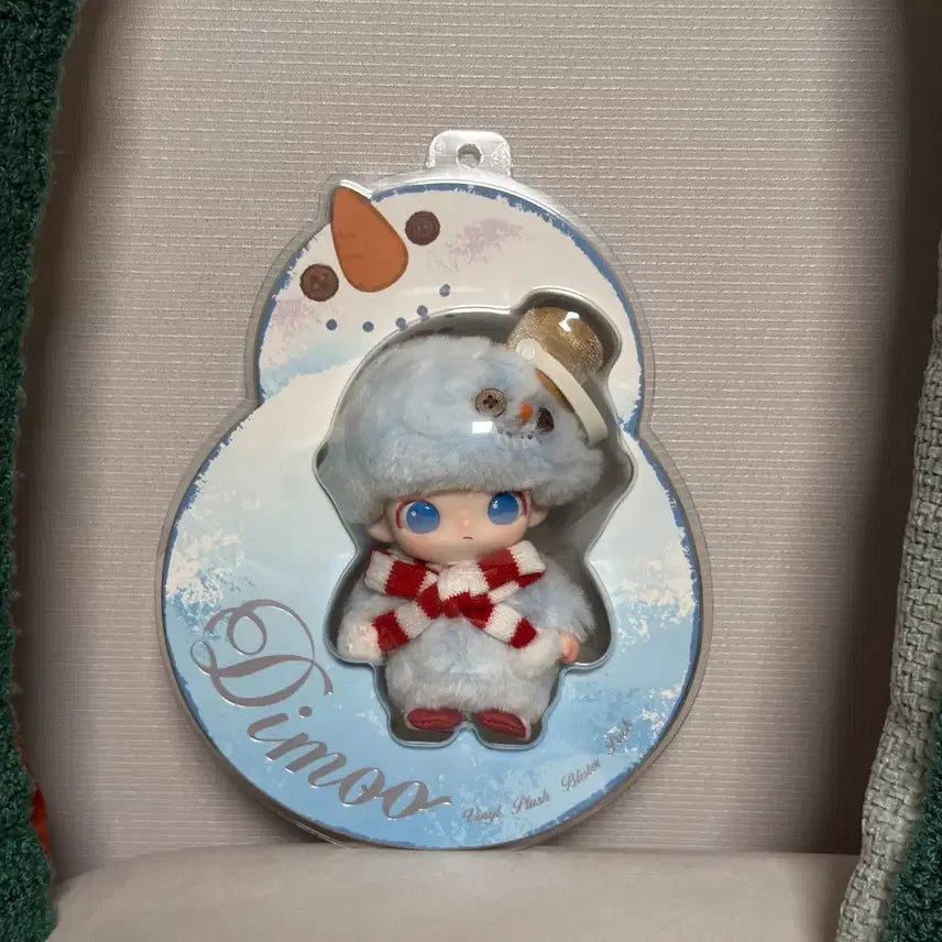 [BUNJANG] Pop Mart Dimoo Snowman Doll Keyring / 팝마트 디무 스노우맨 인형 키링 (새상품)