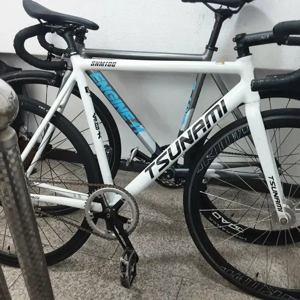 [BUNJANG] Tsunami White Full Build Bicycle / 쓰나미 화이트 픽시 무하자급 반차 판/대 내려갈때 까지 안팔림
