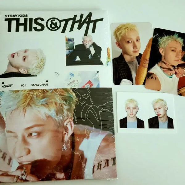 [BUNJANG] Stray Kids Bang Chan Dios and That Album Personal Set / 방찬 디스앤댓 개봉 앨범 개인반 풀셋 / &버전 스키즈 스트레이키즈