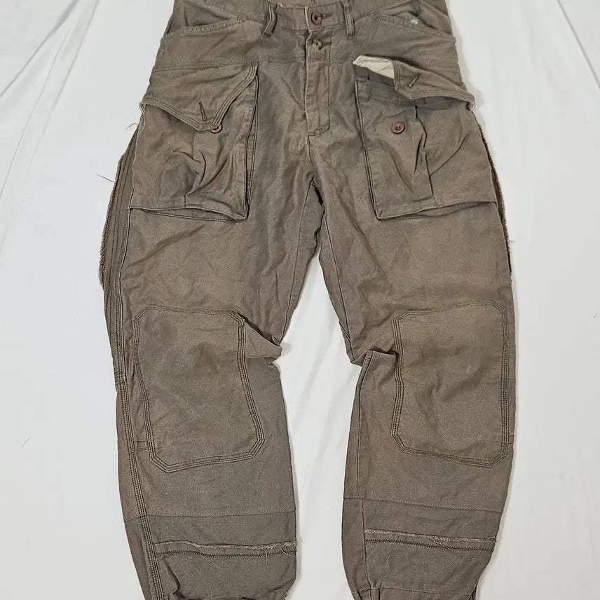 [BUNJANG] Elephant Castle Japanese Cargo Multi-Pocket Military Work Pants Khaki 32 / 엘리펀트 캐슬 일본 카고 멀티포켓 밀리터리 워크팬츠 바지 빈티지 y2k 카키 32