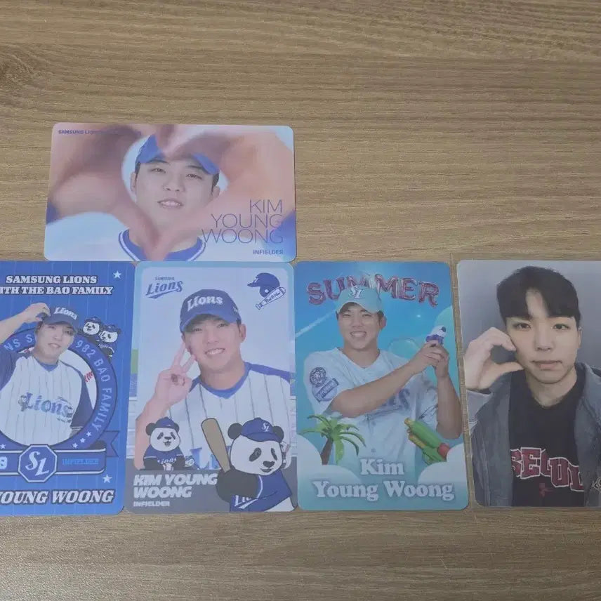 [BUNJANG] Samsung Lions Kim Young-woong Baseball Card / 삼성 라이온즈 김영웅 포토카드 양도