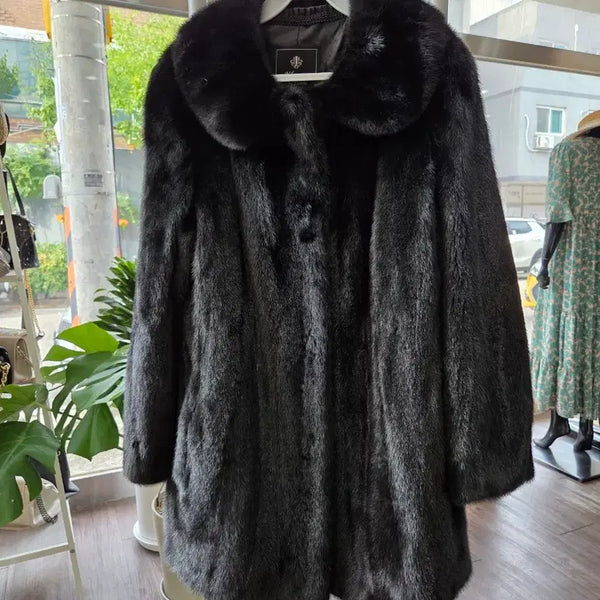 [BUNJANG] Jindo Full Mink Coat / 진도 통밍크코트