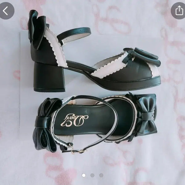 [BUNJANG] Deary Dimarub Gyaru Style Platform Sandals / 디어리 Deary 디마럽 갸루 샌들 신발 구두 로퍼 양산형 지뢰 리즈리사