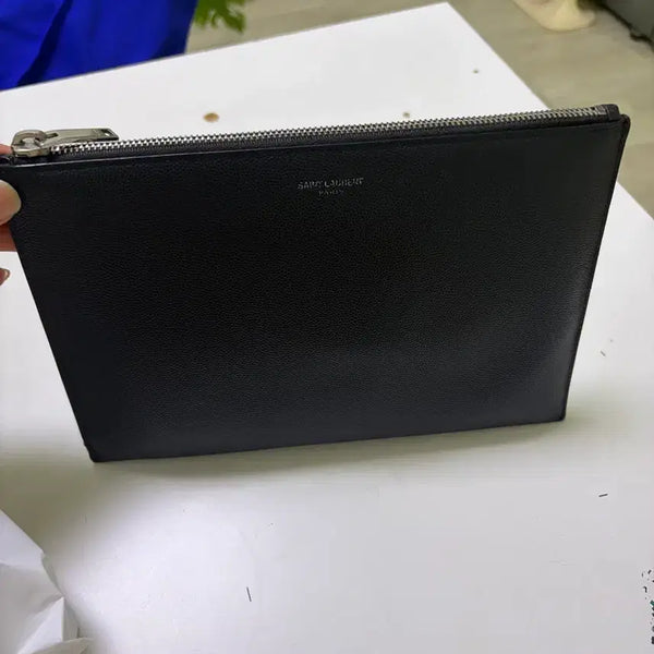 [BUNJANG] Saint Laurent Leather Clutch Bag / (정품)생로랑 클러치