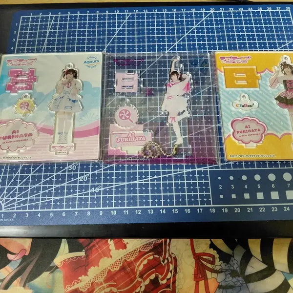 [BUNJANG] Love Live! Sunshine!! Kurosawa Ruby Furihata Ai Acrylic Charm/Stand Set / 러브라이브 선샤인  루비 +후리하타 아이 아크릴키링/스탠드 3종 세트[개별구매가능]