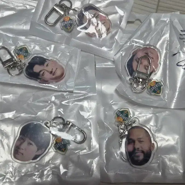 [BUNJANG] Gangwon FC Player Acrylic Keychain 5-Piece Set / 강원FC 선수 아크릴 키링 5종 일괄판매