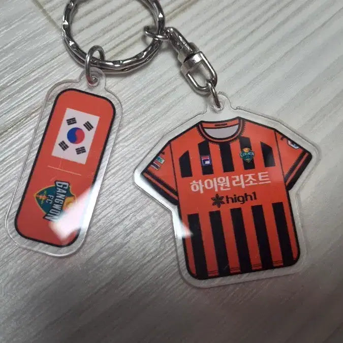 [BUNJANG] Gangwon FC Yang Min-hyeok Uniform Keyring Set / 강원 FC 유니폼 키링 양민혁
