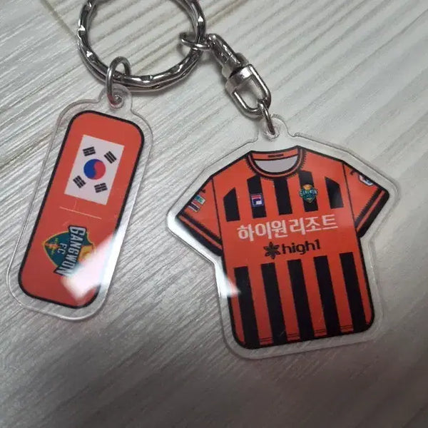[BUNJANG] Gangwon FC Yang Min-hyeok Uniform Keyring Set / 강원 FC 유니폼 키링 양민혁