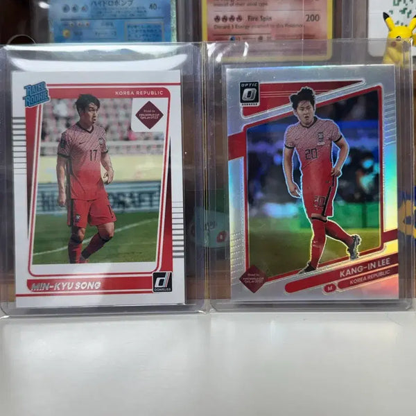 [BUNJANG] Panini Donruss Lee Kang-in & Song Min-kyu Football Cards Bundle Set / 파니니 돈러스 이강인 송민규 카드