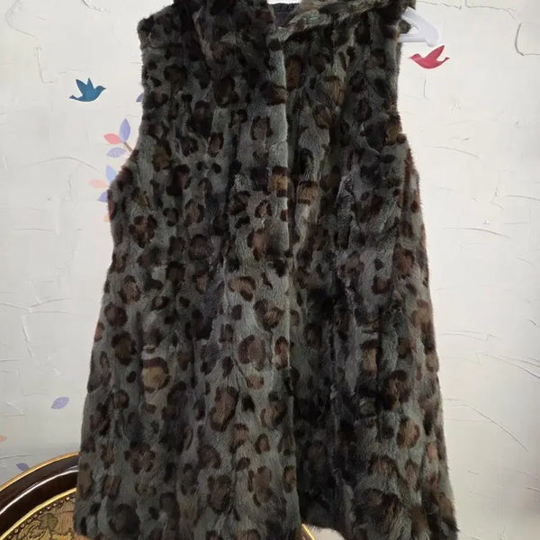 [BUNJANG] Jindo Hooded Mink Vest / 진도 후두밍크 베스트
