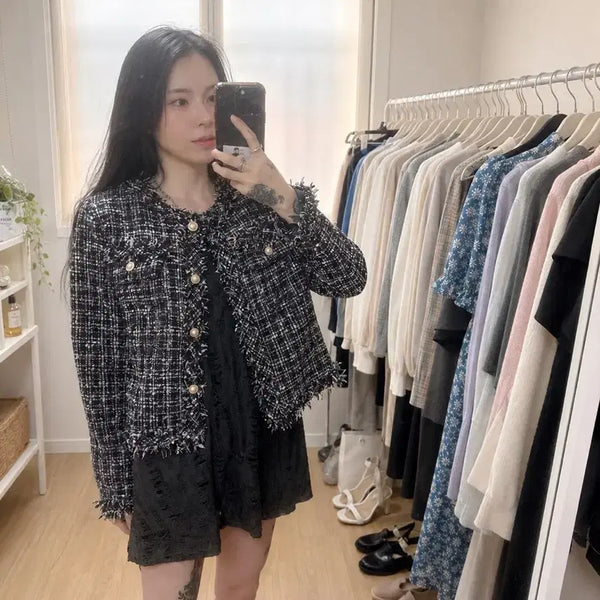 [BUNJANG] Around 23 Tweed Jacket / 파슨스 어라운드23 트위드 자켓