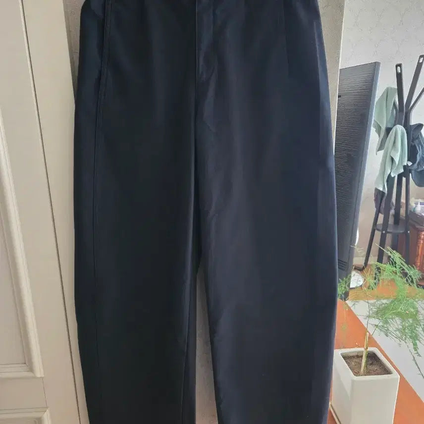 [BUNJANG] Uniqlo Jersey Barrel Leg Pants Navy / 유니클로저지배럴레그팬츠 네이비