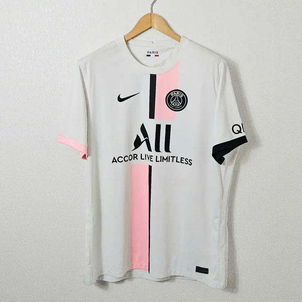 [BUNJANG] Nike Paris Saint-Germain 21-22 Stadium Away Short Sleeve Jersey - Unmarked XL 110 / 21-22 나이키 파리생제르망 스타디움 어웨이 유니폼 져지 반팔 노마킹 XL 110