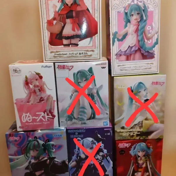 [BUNJANG] Hatsune Miku Figures 5-Piece Bundle (Sealed) / 미개봉) 미쿠 피규어 5개 일괄 판매