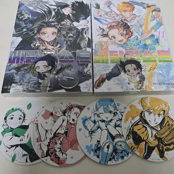 [BUNJANG] Medalist Hikaru Inori Acrylic Stand SD Coaster Bundle Set / 메달리스트 만화책 이노리 히카루 아크릴 스탠드 sd 코스터 일괄