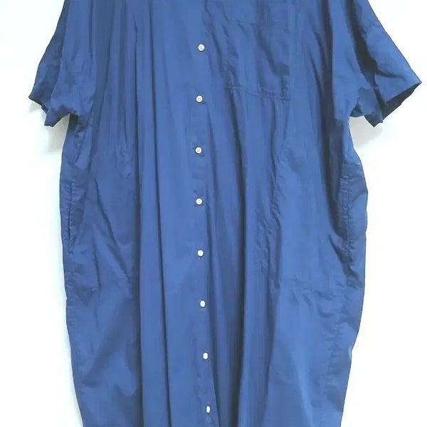 [BUNJANG] Oversized Shirt Dress (Free Size) / 박시한 셔츠형원피스 (F)