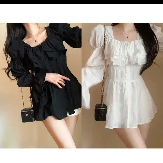 [BUNJANG] Pleated Blouse - White / 플리츠 블라우스 *화이트
