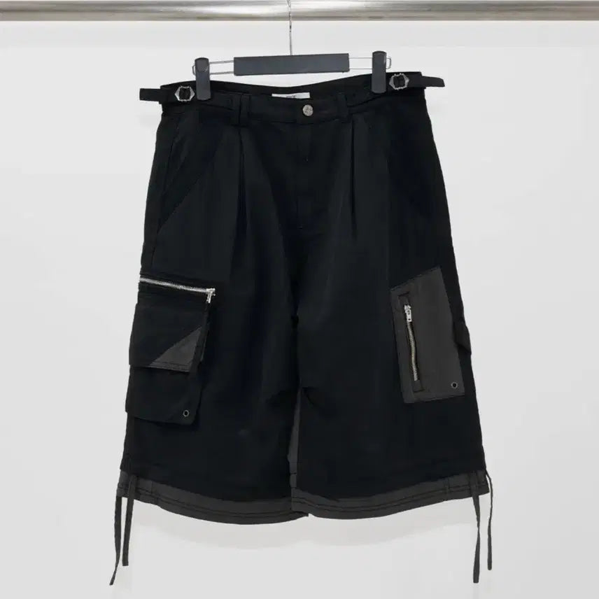 [BUNJANG] ETCE Layered Cargo Bermuda Shorts / (새상품) ETCE 레이어드 카고 버뮤다 반바지 트렌드 스페이스