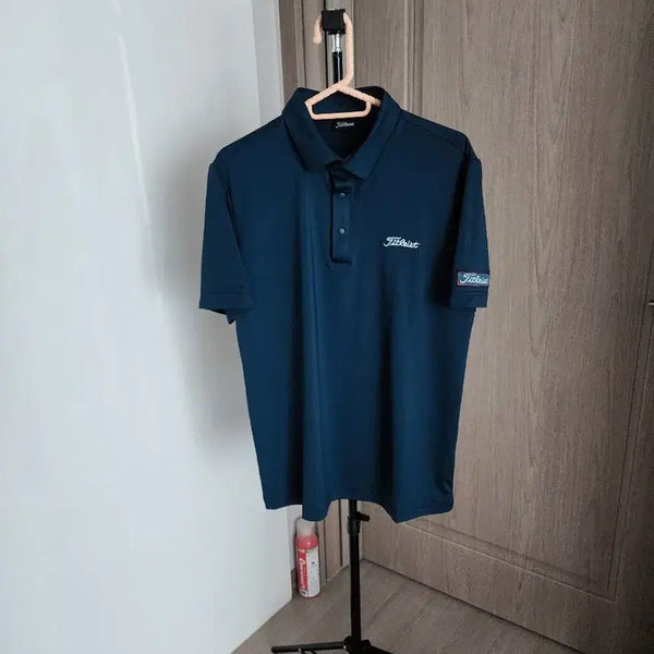 [BUNJANG] Titleist Short Sleeve High-Quality Collar T-Shirt Navy 95 / 타이틀리스트 반팔 고퀄카라티 네이비95