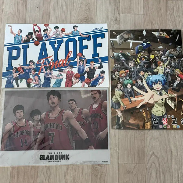 [BUNJANG] Assassination Classroom, Garbage Time, Slam Dunk Bundle Set Posters / 일괄) 암살교실 가비지타임 슬램덩크 포스터 극장판 팝업 갑타 슬덩 특전