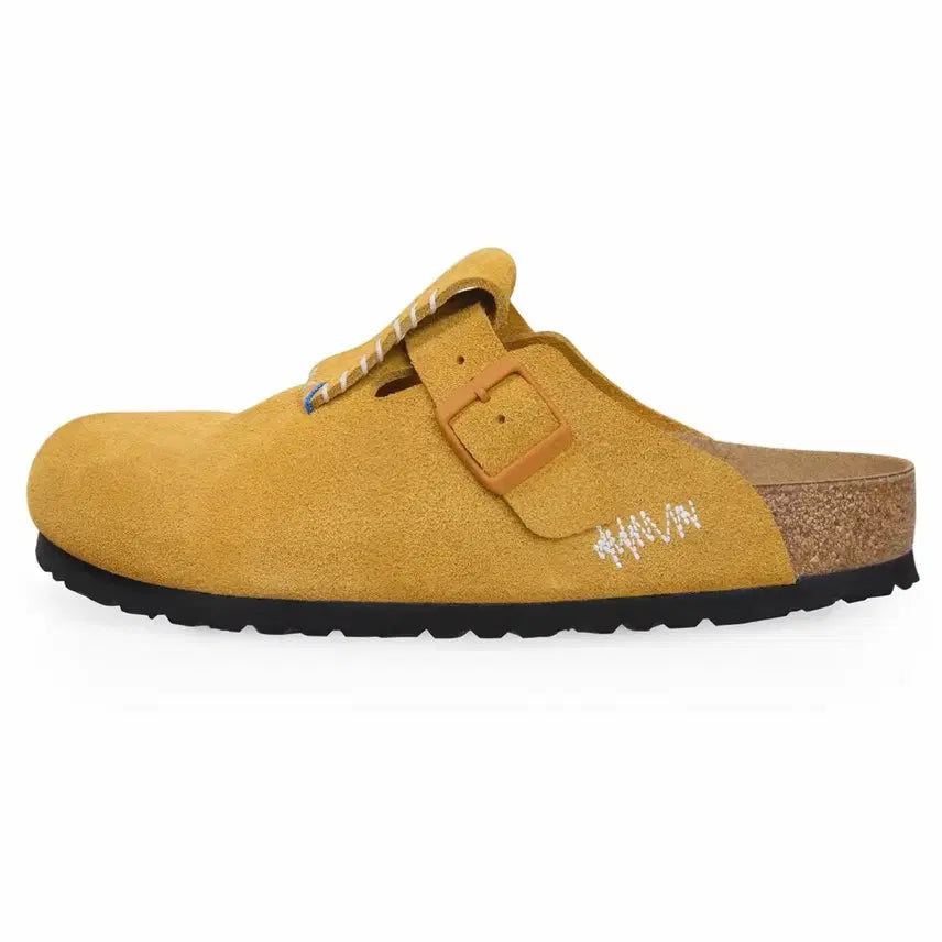 [BUNJANG] Ader Error x Birkenstock Boston Flap Honey Slippers EU37 / (240mm)아더에러x버켄스탁 보스턴 플랩 허니 슬리퍼 새제품 팝니다