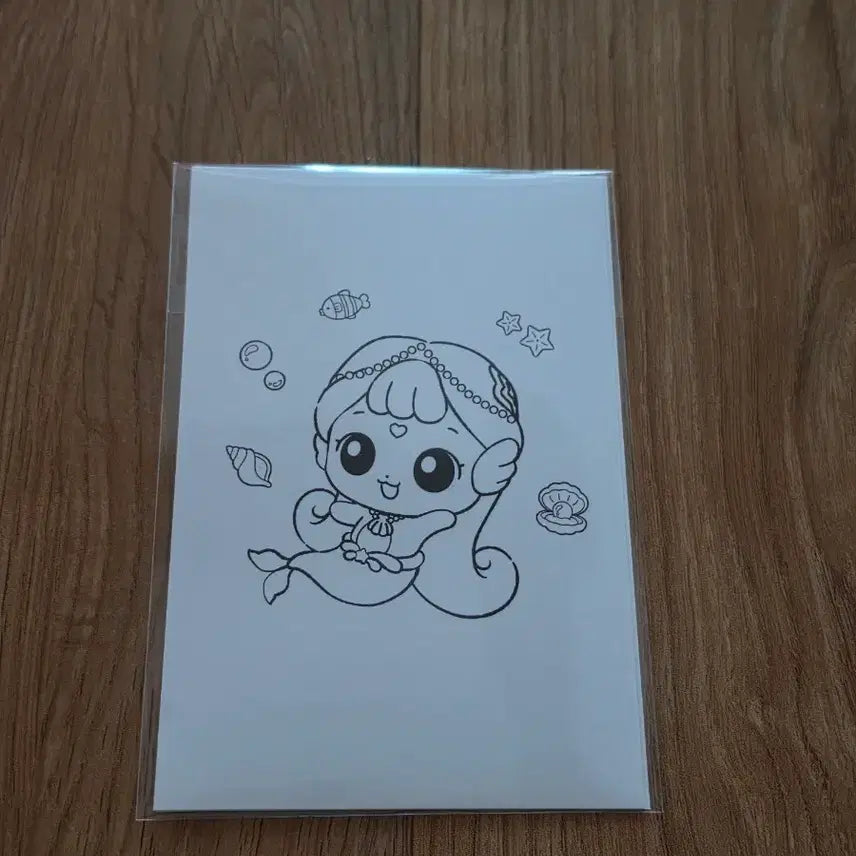 [BUNJANG] Hachipering & Charrimpring Coloring Postcard Set / 미개봉)사랑의하츄핑 고래보석의 전설 하츄핑 컬러링엽서 하츄핑특전 찰랑핑 하츄핑1주차