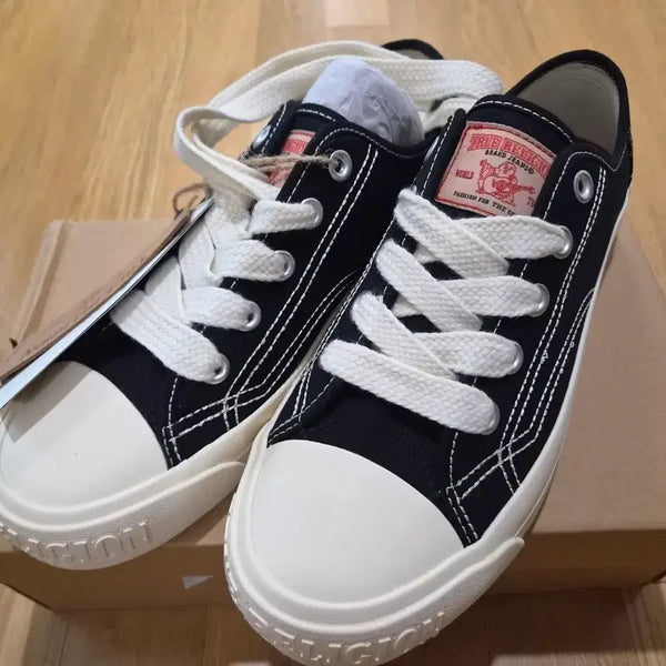 [BUNJANG] True Religion Canvas Sneakers Black New 270 / (무배/특가)트루릴리젼 컨버스 스니커즈 검정색 새상품 270