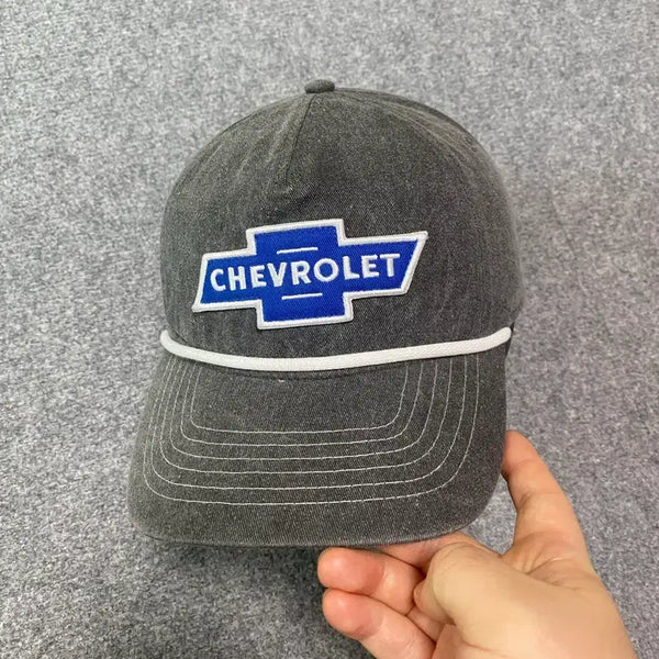 [BUNJANG] Chevrolet Washed Logo Embroidered Cap / 쉐보레 CHEVROLET 워시드 로고 자수 모자