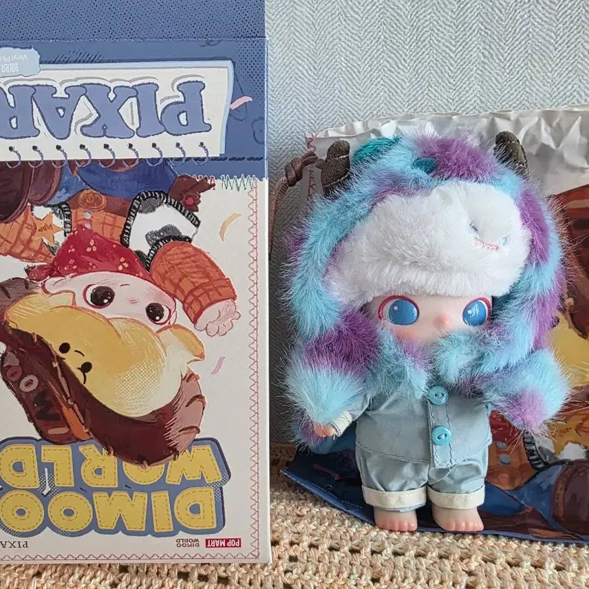 [BUNJANG] Pop Mart Dimoo World x Pixar Sulley Figure (New) / 팝마트 디무월드x픽사_sulley 설리 (새상품)