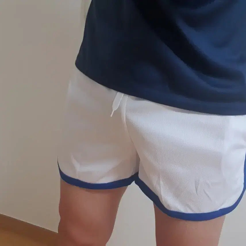 [BUNJANG] White Dolphin Shorts Men's (Adjustable Fit) / 흰색 돌핀팬츠 남성용