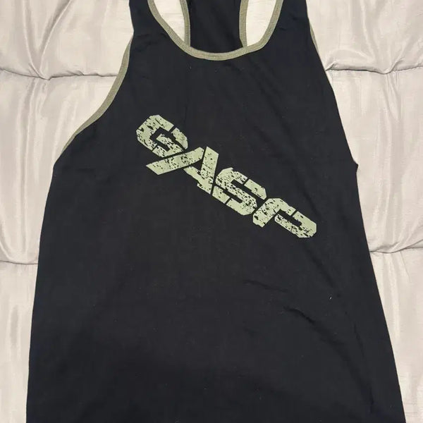 [BUNJANG] GASP Sleeveless Top Black/Green XL / GASP 가스프 나시 블랙/그린 XL