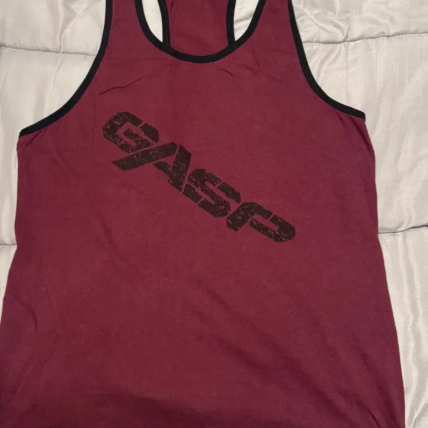 [BUNJANG] GASP Sleeveless Burgundy/Black L / GASP 가스프 나시 버건디/블랙 L