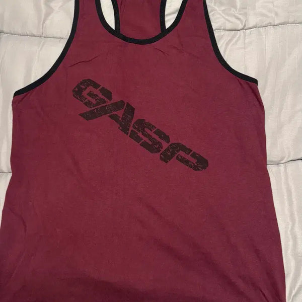 [BUNJANG] GASP Sleeveless Burgundy/Black L / GASP 가스프 나시 버건디/블랙 L