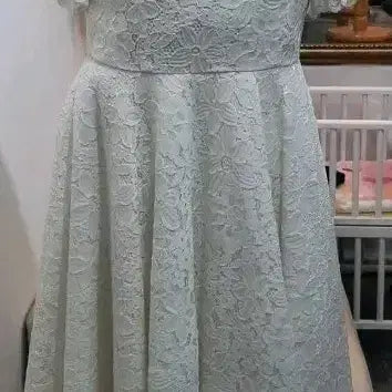 [BUNJANG] Lace Dress Ivory / 레이스 원피스 아이보리  (66반 착용)