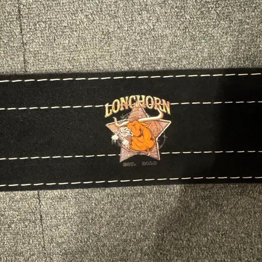 [BUNJANG] Titan Longhorn Suede Single Prong Powerlifting Belt - Size S, Black / 타이탄 롱혼 벨트 S 블랙