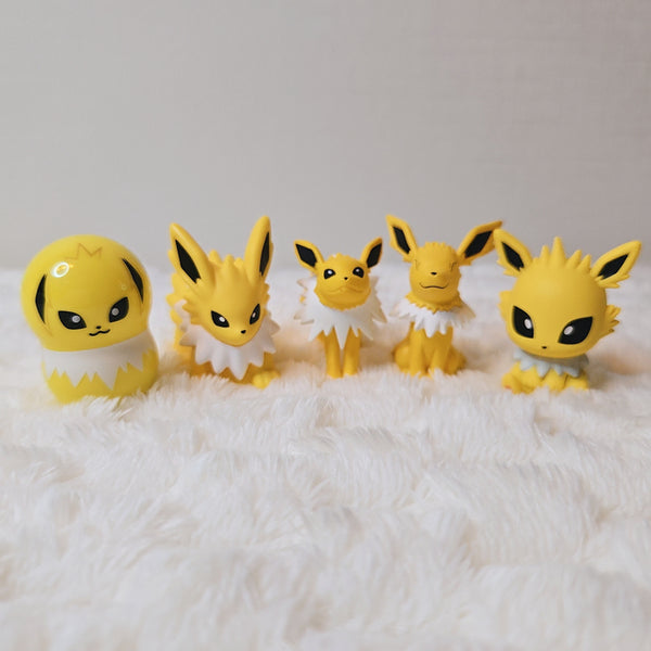 [BUNJANG] Pokemon Jolteon, Sylveon, Eeveelution Gacha Figures Set / 포켓몬 쥬피썬더 이브이즈 가챠 피규어 굿즈