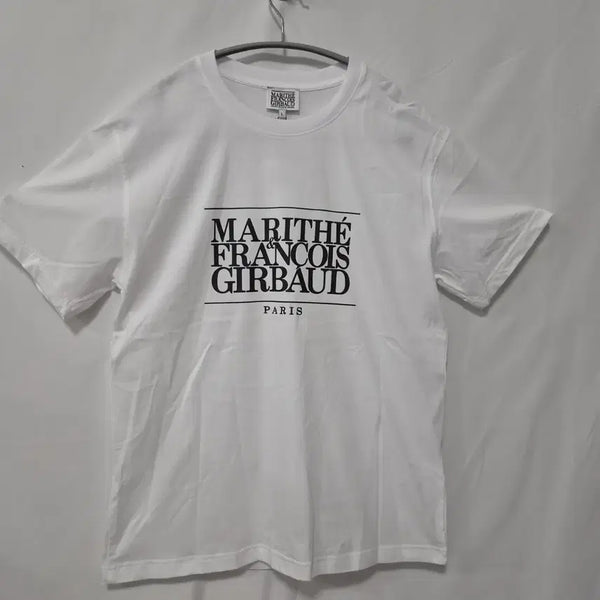 [BUNJANG] Marithe Francois Girbaud Logo Short Sleeve T-Shirt / 마리떼 프랑소와 저버 반팔티 화이트 반팔