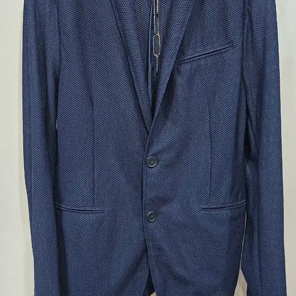 [BUNJANG] Zara Navy Blue Men's Mesh Spandex Casual Jacket / 자라 곤색 남자 매쉬스판 캐주얼자켓 ssz
